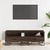 TV-taso ruskea tammi 122x34x41 cm tekninen puu