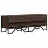TV-taso ruskea tammi 122x34x41 cm tekninen puu