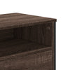 TV-taso ruskea tammi 122x34x41 cm tekninen puu