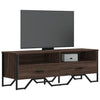 TV-taso ruskea tammi 122x34x41 cm tekninen puu
