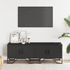 TV-taso musta 122x34x41 cm tekninen puu