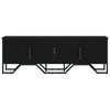 TV-taso musta 122x34x41 cm tekninen puu
