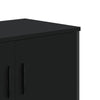 TV-taso musta 122x34x41 cm tekninen puu