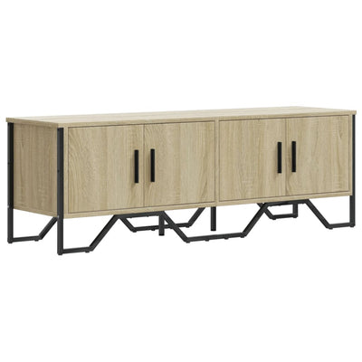 TV-taso Sonoma-tammi 122x34x41 cm tekninen puu