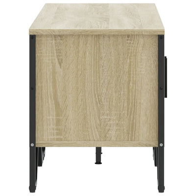 TV-taso Sonoma-tammi 122x34x41 cm tekninen puu