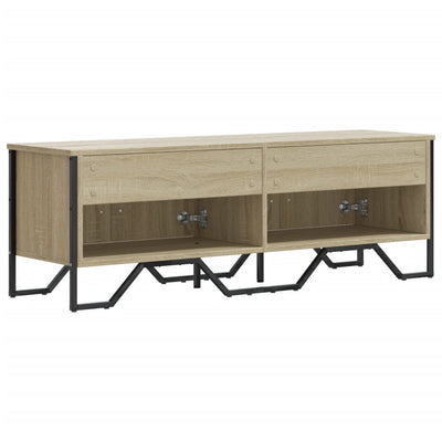 TV-taso Sonoma-tammi 122x34x41 cm tekninen puu