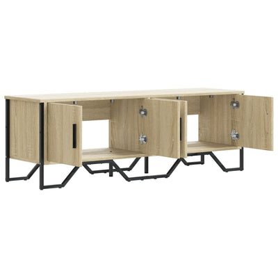 TV-taso Sonoma-tammi 122x34x41 cm tekninen puu