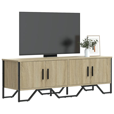 TV-taso Sonoma-tammi 122x34x41 cm tekninen puu