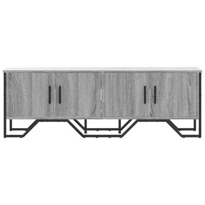 TV-taso harmaa Sonoma 122x34x41 cm tekninen puu