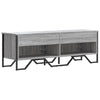 TV-taso harmaa Sonoma 122x34x41 cm tekninen puu