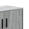 TV-taso harmaa Sonoma 122x34x41 cm tekninen puu