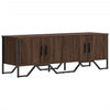 TV-taso ruskea tammi 122x34x41 cm tekninen puu