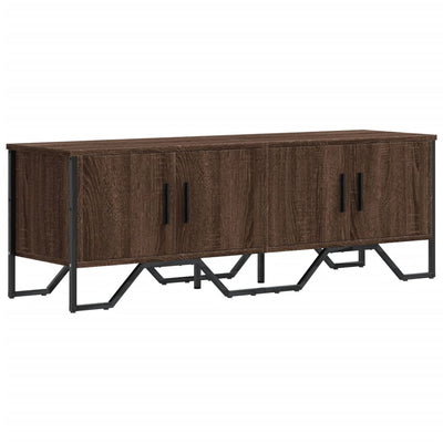 TV-taso ruskea tammi 122x34x41 cm tekninen puu
