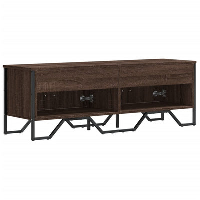 TV-taso ruskea tammi 122x34x41 cm tekninen puu