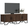 TV-taso ruskea tammi 122x34x41 cm tekninen puu