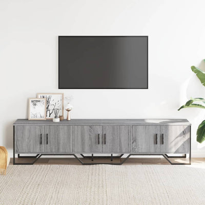 TV-taso harmaa Sonoma 180x34x41 cm tekninen puu
