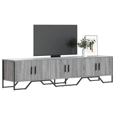 TV-taso harmaa Sonoma 180x34x41 cm tekninen puu