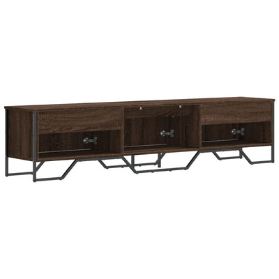 TV-taso ruskea tammi 180x34x41 cm tekninen puu