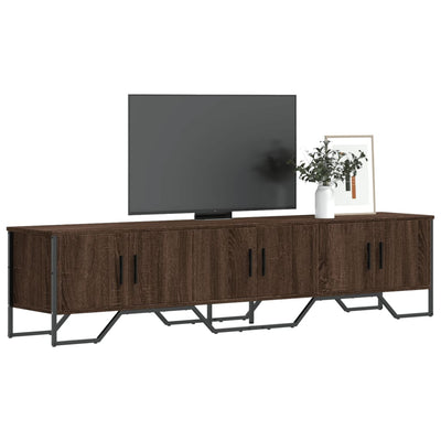 TV-taso ruskea tammi 180x34x41 cm tekninen puu