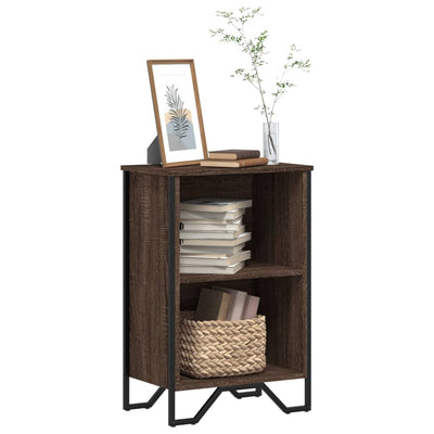 Kirjahylly ruskea tammi 50x31x74,5 cm tekninen puu