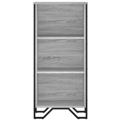 Kirjahylly harmaa Sonoma 50x31x106 cm tekninen puu
