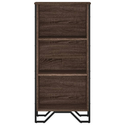 Kirjahylly ruskea tammi 50x31x106 cm tekninen puu