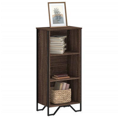 Kirjahylly ruskea tammi 50x31x106 cm tekninen puu