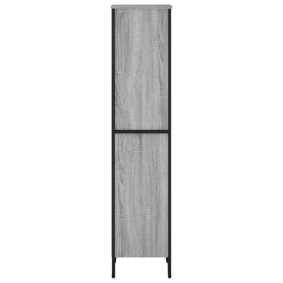 Kirjahylly harmaa Sonoma 50x31x137,5 cm tekninen puu