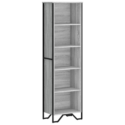 Kirjahylly harmaa Sonoma 50x31x169 cm tekninen puu