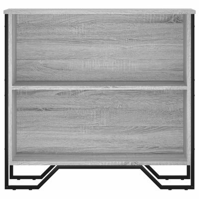 Kirjahylly harmaa Sonoma 80x31x74,5 cm tekninen puu