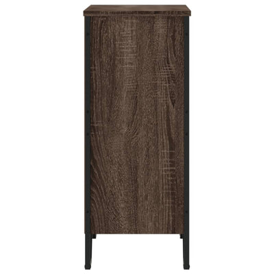 Kirjahylly ruskea tammi 80x31x74,5 cm tekninen puu
