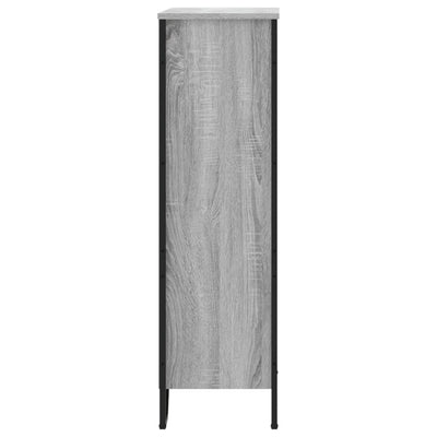 Kirjahylly harmaa Sonoma 80x31x106 cm tekninen puu