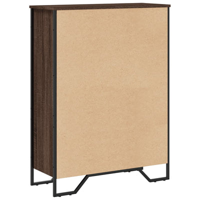 Kirjahylly ruskea tammi 80x31x106 cm tekninen puu