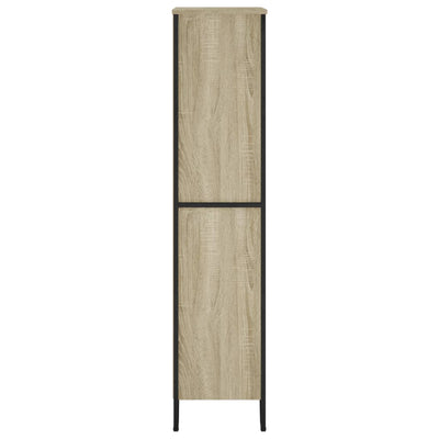 Kirjahylly Sonoma-tammi 80x31x137,5 cm tekninen puu