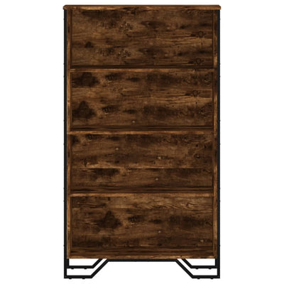 Kirjahylly savutammi 80x31x137,5 cm tekninen puu