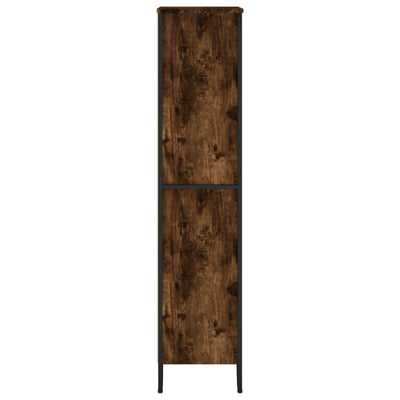Kirjahylly savutammi 80x31x137,5 cm tekninen puu