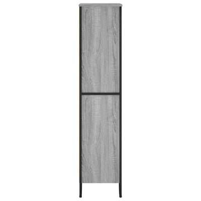 Kirjahylly harmaa Sonoma 80x31x137,5 cm tekninen puu