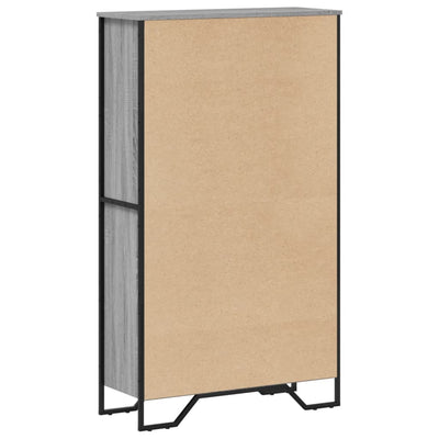 Kirjahylly harmaa Sonoma 80x31x137,5 cm tekninen puu