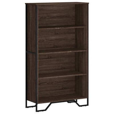 Kirjahylly ruskea tammi 80x31x137,5 cm tekninen puu