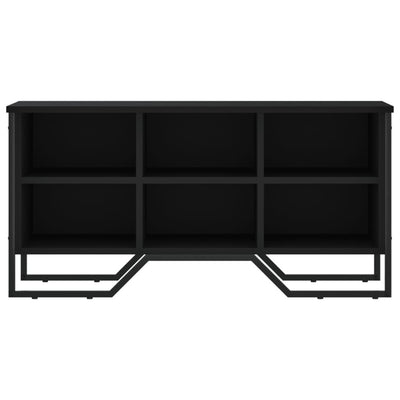 Kenkäkaappi musta 90x38x45,5 cm tekninen puu