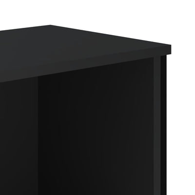 Kenkäkaappi musta 90x38x45,5 cm tekninen puu
