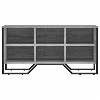 Kenkäkaappi harmaa Sonoma 90x38x45,5 cm tekninen puu