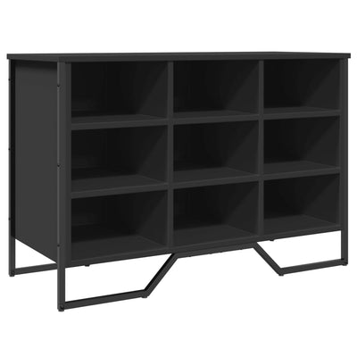 Kenkäkaappi musta 90x38x61,5 cm tekninen puu