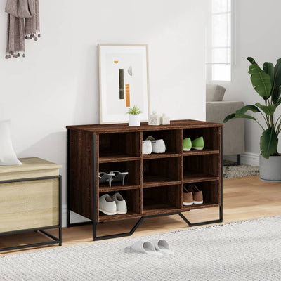 Kenkäkaappi ruskea tammi 90x38x61,5 cm tekninen puu