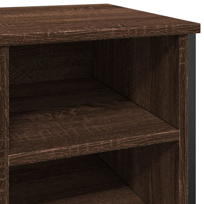 Kenkäkaappi ruskea tammi 90x38x61,5 cm tekninen puu