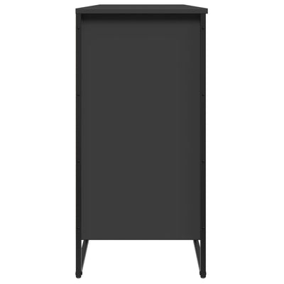 Kenkäkaappi musta 80x38x78 cm tekninen puu