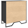 Kenkäkaappi musta 80x38x78 cm tekninen puu