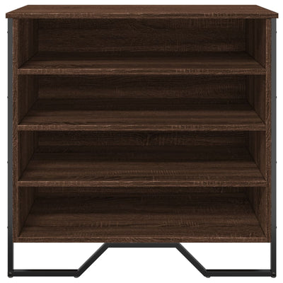 Kenkäkaappi ruskea tammi 80x38x78 cm tekninen puu