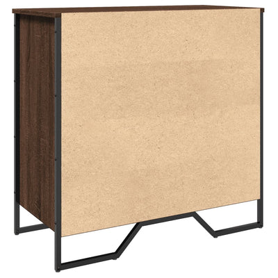 Kenkäkaappi ruskea tammi 80x38x78 cm tekninen puu