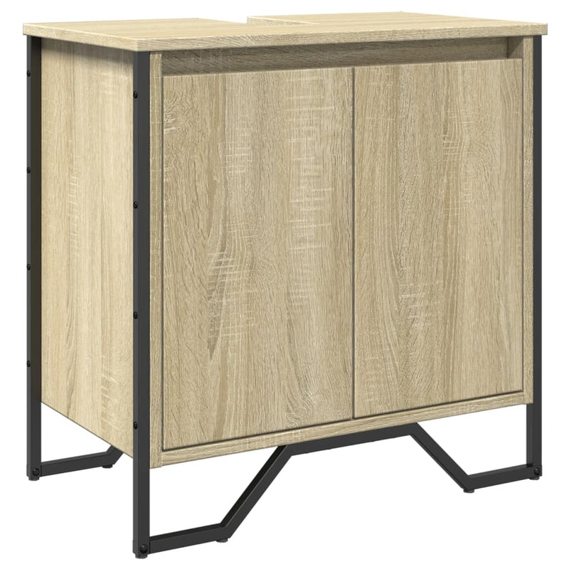 Kylpyhuoneen pesuallaskaappi sonoma Robley 60x35x60cm (puinen)
